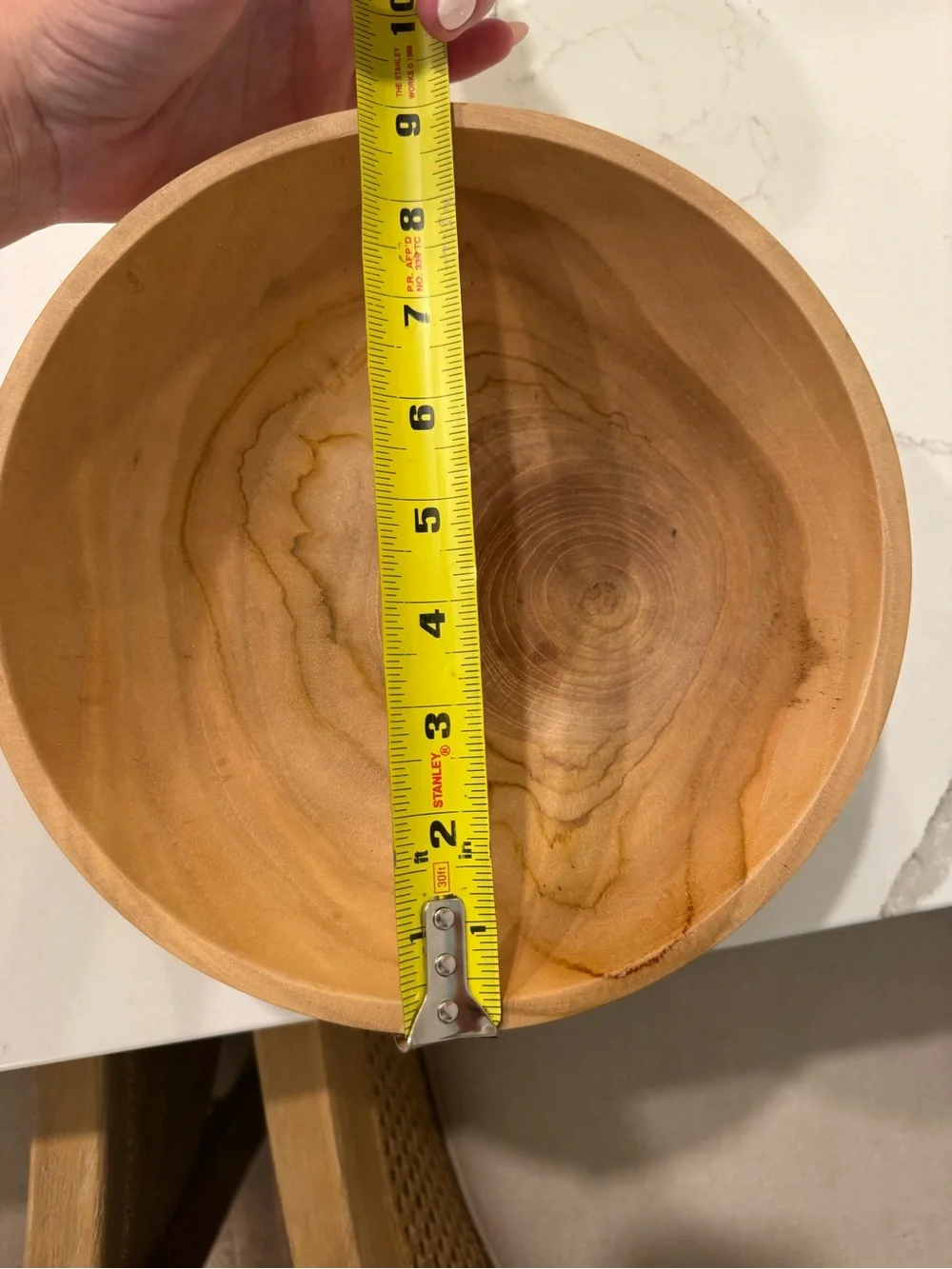 Natural Wooden  Bowl - Warm Brown
